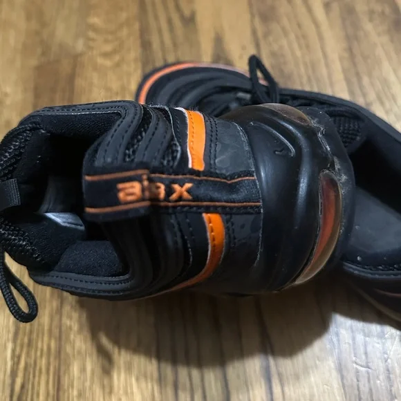 Nike Air Max 97 'Black Safety Orange' Sneakers - Picture 8 of 11